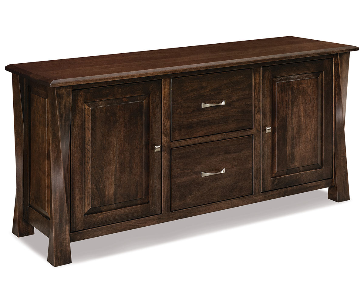 Lexington Arc 2 Drawer, 2 Door Lateral File Credenza