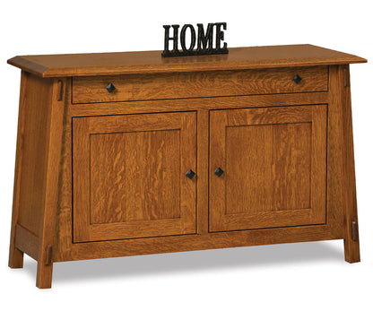 Colbran Enclosed Sofa Table W/Drawer, Doors & Shelf