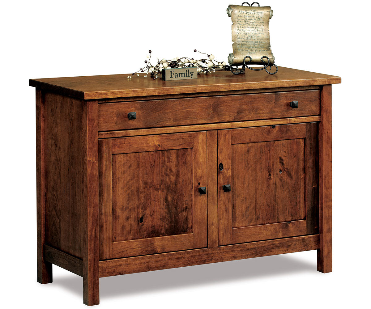 Centennial Enclosed Sofa Table W/Drawer, Doors & Shelf