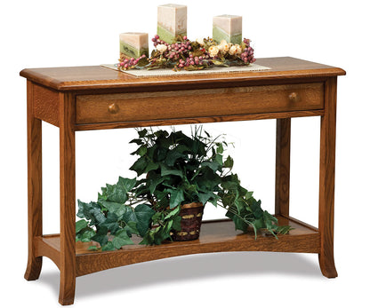 Carlisle Open Sofa Table W/Drawer