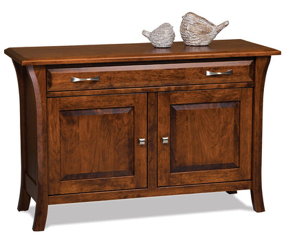 Ensenada Enclosed Sofa Table W/Drawer, Doors & Shelf