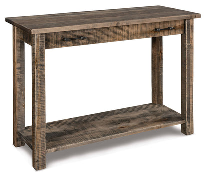 Houston Open Sofa Table W/Drawer & Shelf