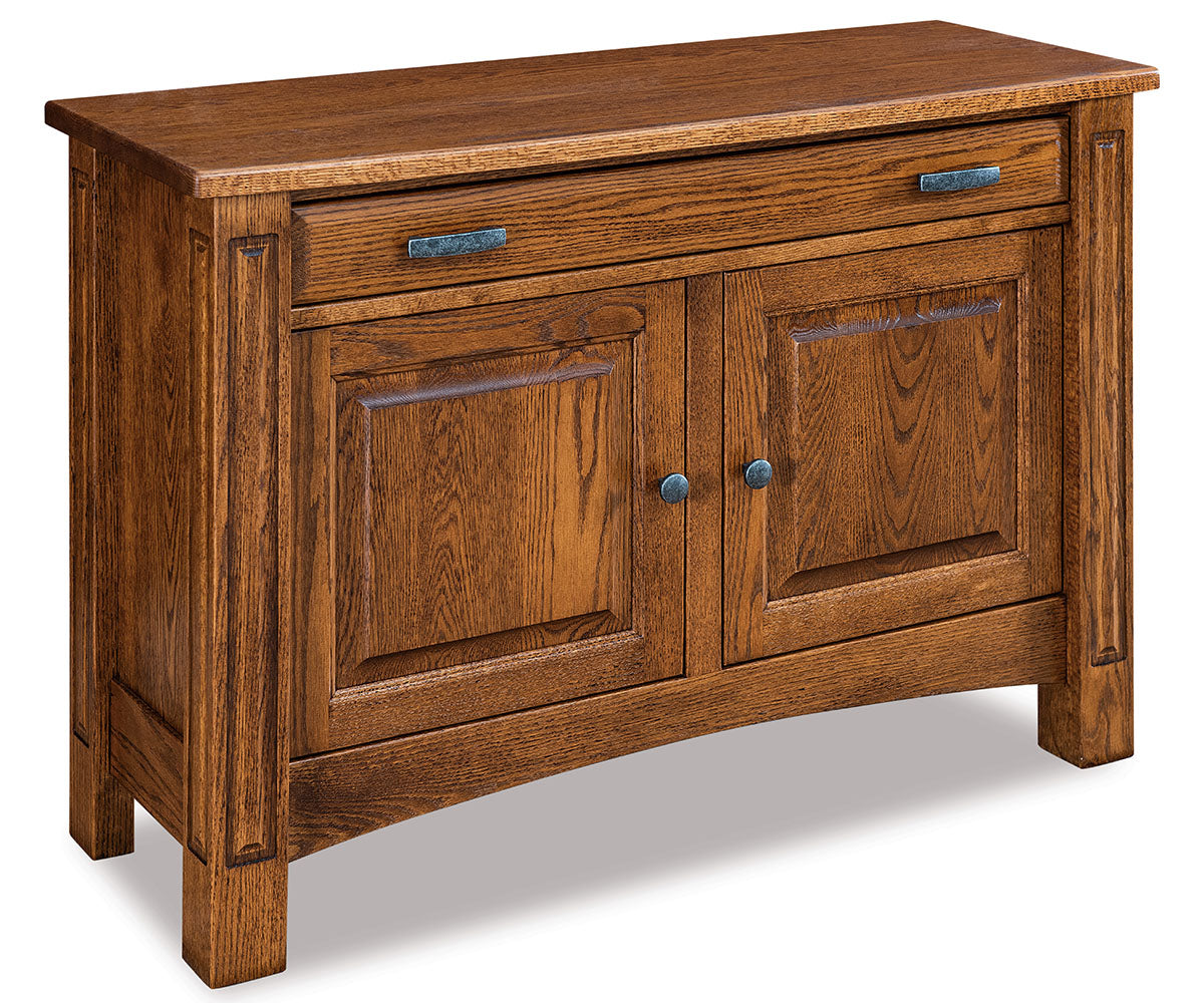 Lexington Enclosed Sofa Table W/Drawer, Doors & Shelf