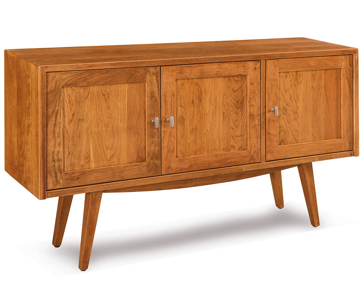 Marina Enclosed Sofa Table W/3 Doors & Shelf