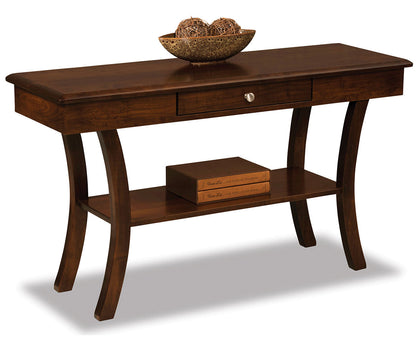 Sierra Open Sofa Table W/Drawer & Shelf