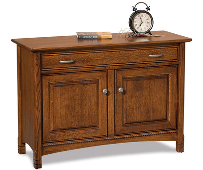 West Lake Enclosed Sofa Table W/Drawer, Doors & Shelf