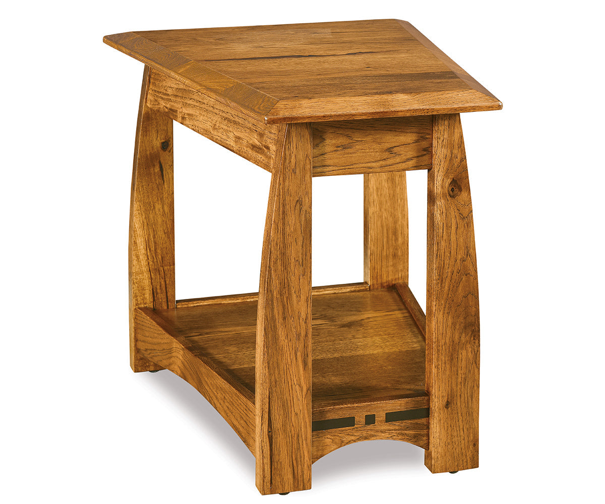 Boulder Creek Open Wedge Table No Drawer