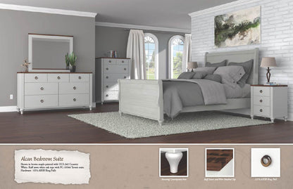Alcan 1 Drawer 1 Door Nightstand