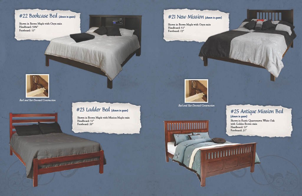 Antique Mission Bed