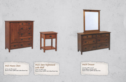 Elkins 3 Drawer Night Stand