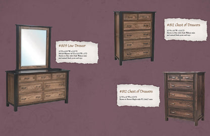 Empire High Dresser With Mirror