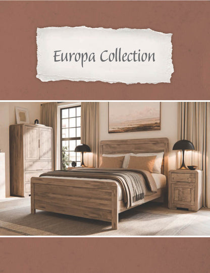 Europa Bed w/ low footboard