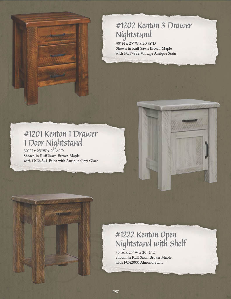 Kenton 1 Drawer 1 Door Nightstand