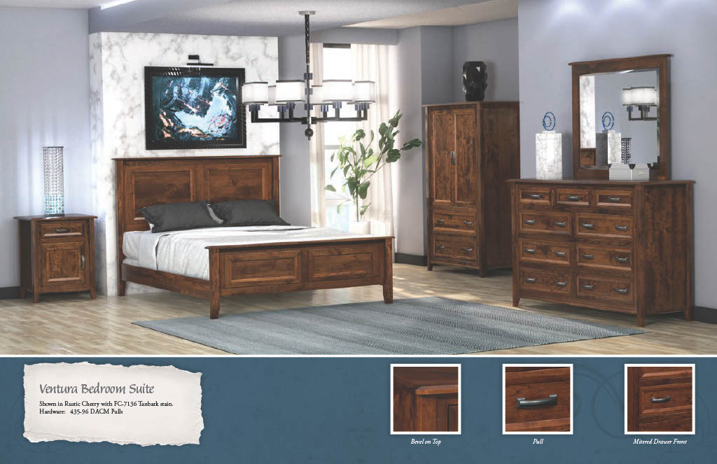 Ventura 1 Drawer 1 Door Nightstand