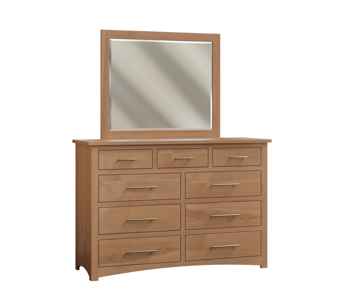 Wilson High Dresser with Beveled Mirror
