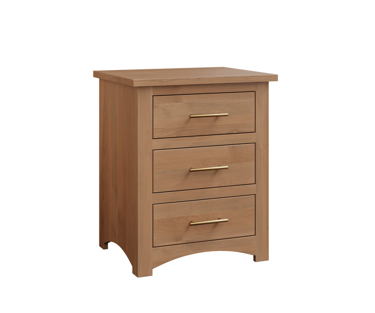 Wilson Large 3 Drawer Nightstand