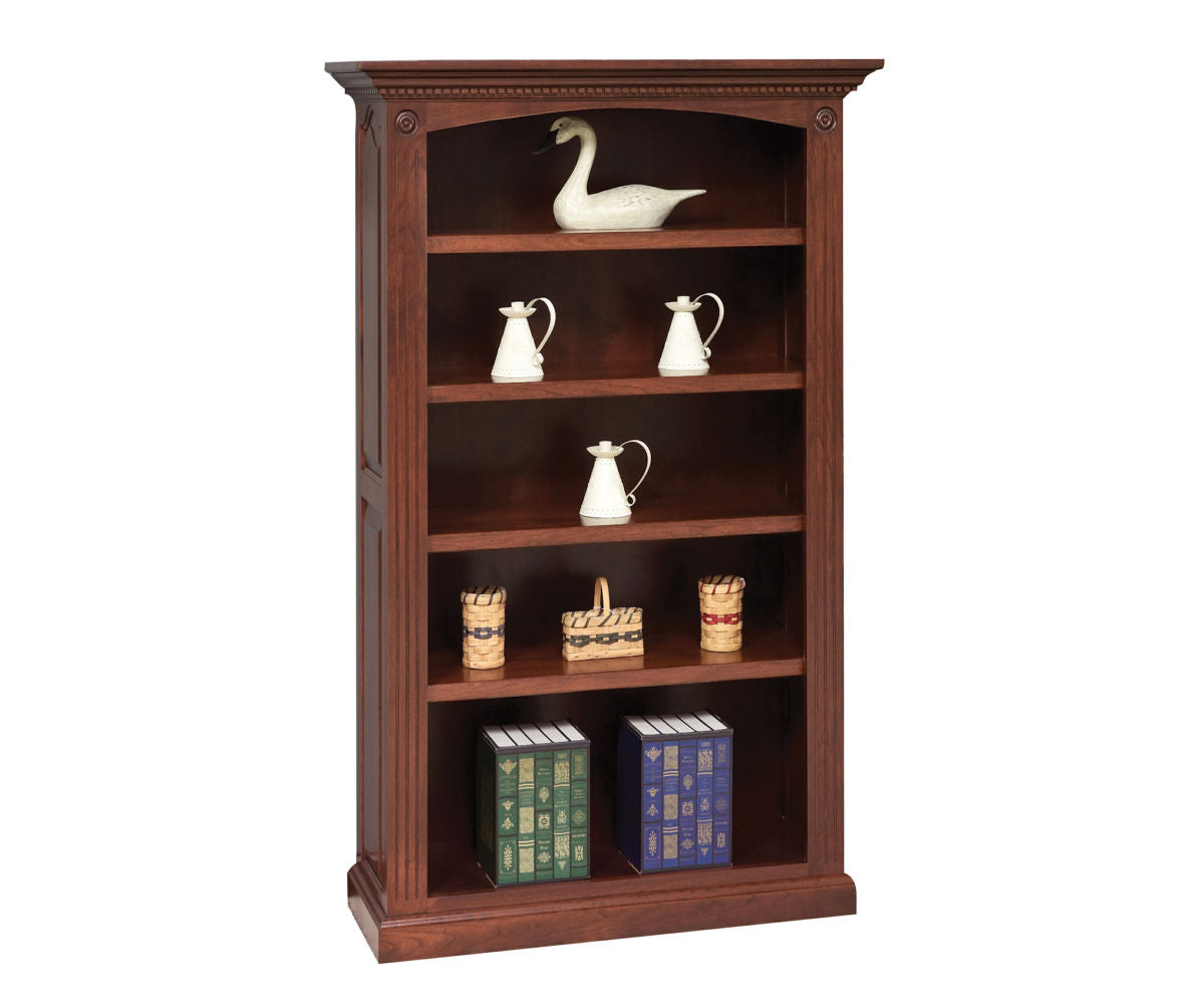 41" Premium Raised Panel Bookcase