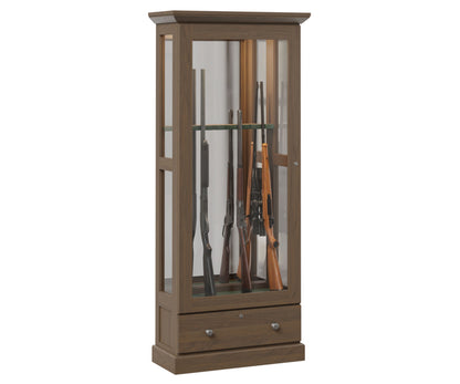 6 Gun Mission Sliding Door Cabinet