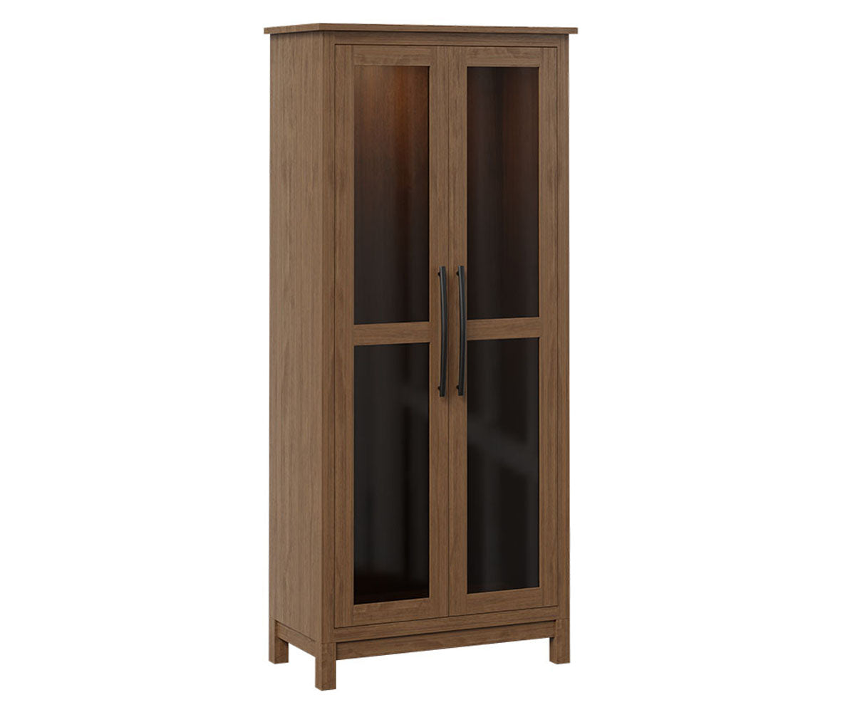 Glass Door Pantry Cupboard