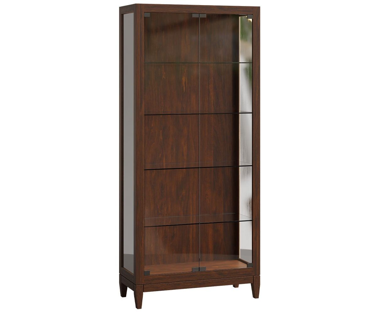 Stonehenge 32" Glass Door Display Cabinet Curio