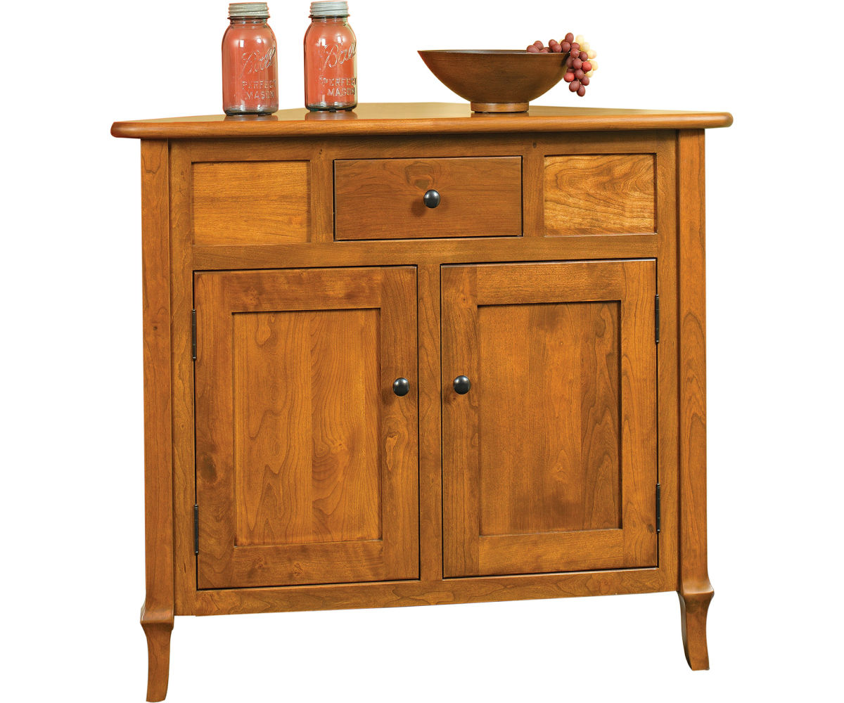 Jacob Martin Corner Buffet with Optional Hutch