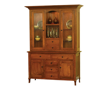 Jacob Martin 2-Door Buffet with 5 Drawers and Optional Plate Divider Hutch