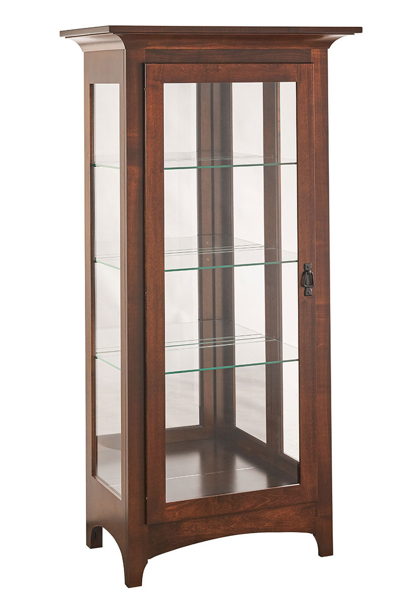 1-Door Mission Curio 61" High