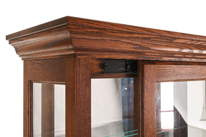 Traditional Sliding Door Curio