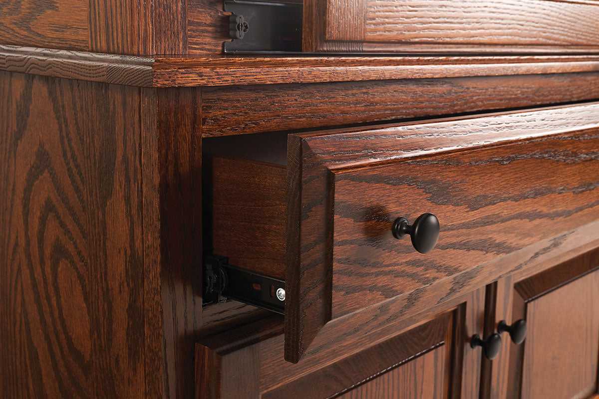 Traditional Sliding Door Curio