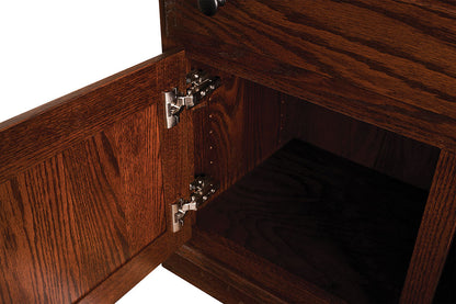 Traditional Sliding Door Curio