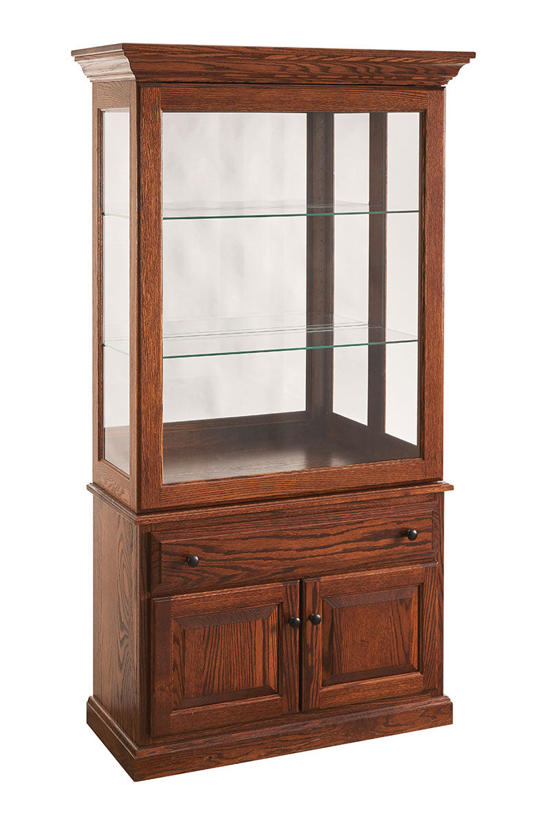 Traditional Sliding Door Curio
