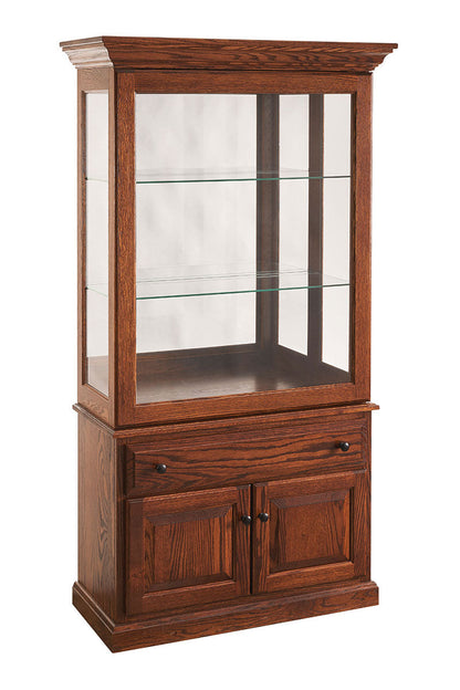 Traditional Sliding Door Curio