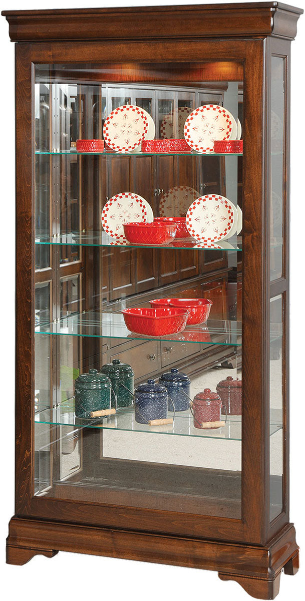 Louis Phillippe Large Sliding Door Picture Frame Curio