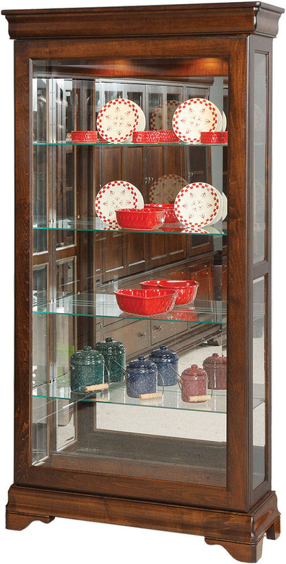 Louis Phillippe Sliding Door Picture Frame Curio