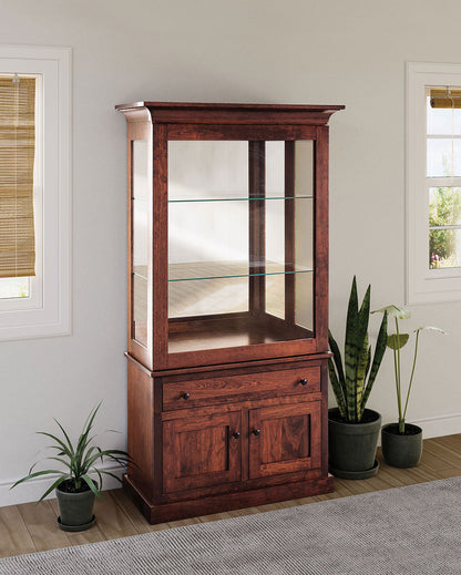 Traditional Sliding Door Curio
