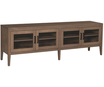 Glass Door TV Console
