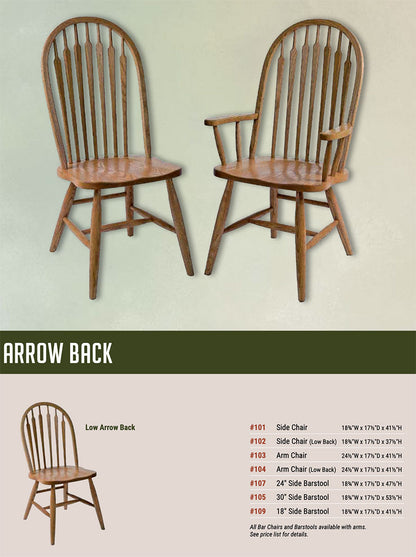 Arrow Back Chair
