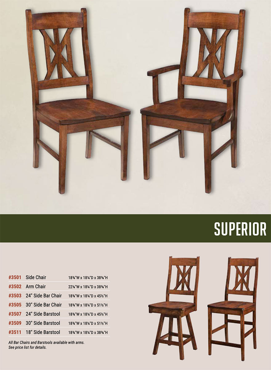 Superior Swivel Bar Stool