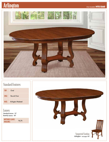Arlington Double Pedestal Table