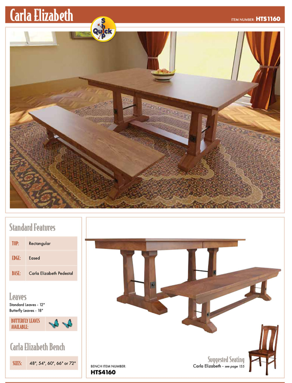 Carla Elizabeth Bench