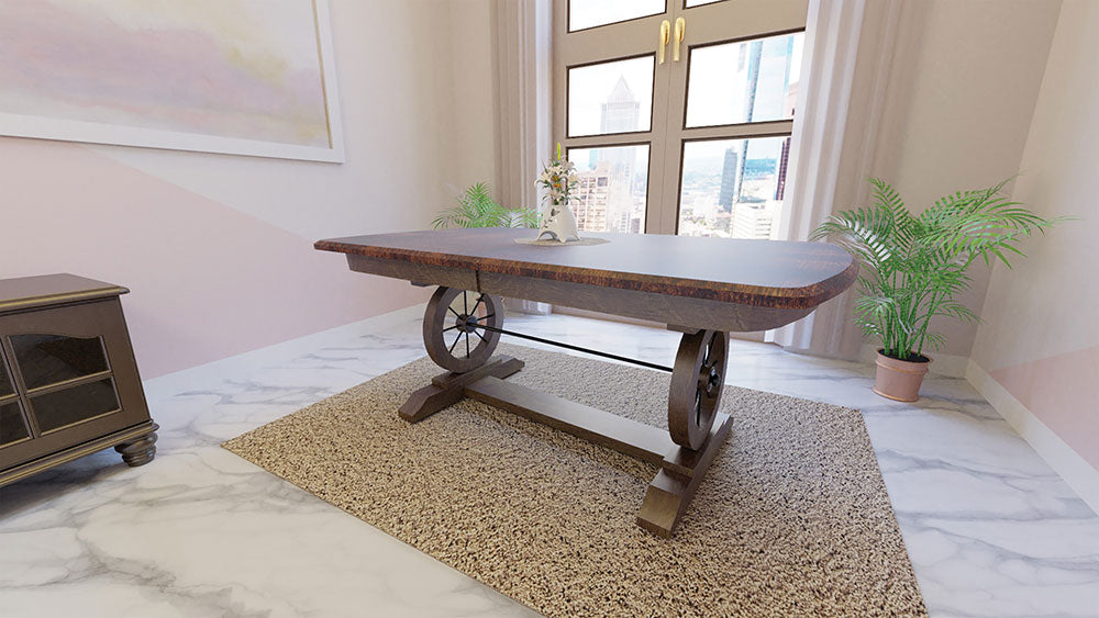 Conestoga Double Pedestal Table