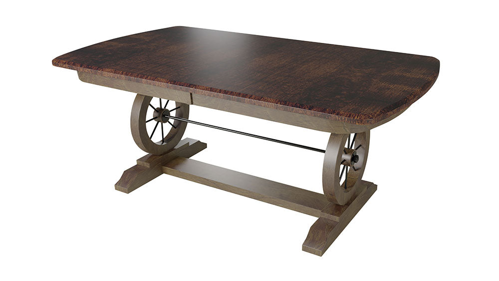 Conestoga Double Pedestal Table