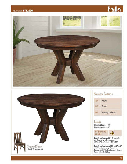 Bradley Single Pedestal Table