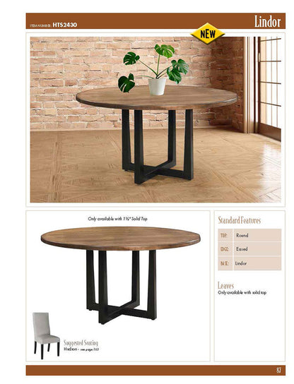 Lindor Single Pedestal Table