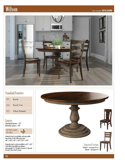 Wilson Single Pedestal Table
