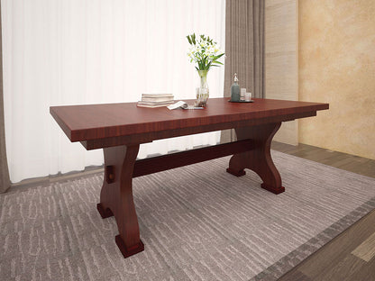 Farmer Double Pedestal Table