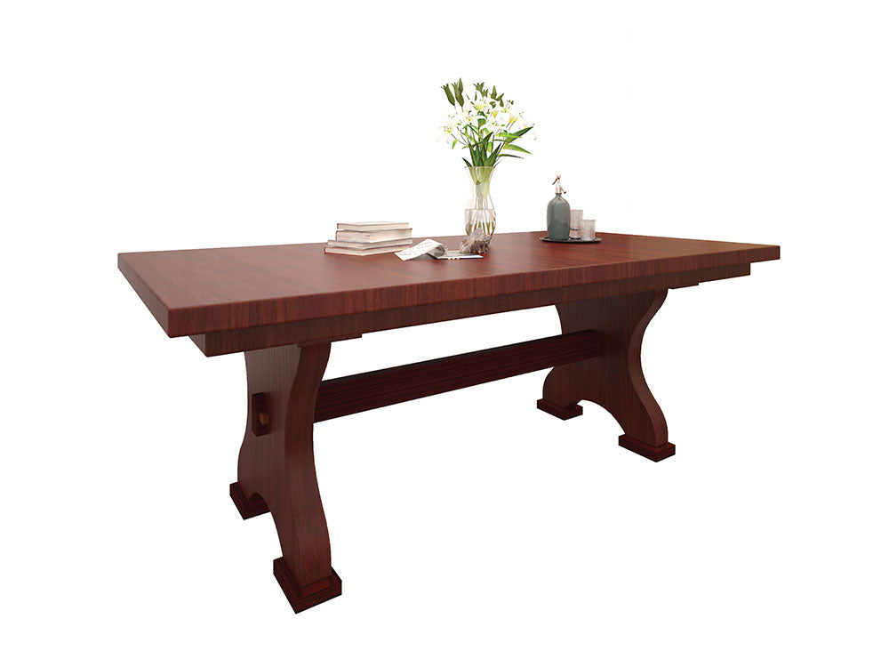 Farmer Double Pedestal Table