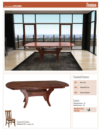 Fenton Double Pedestal Table