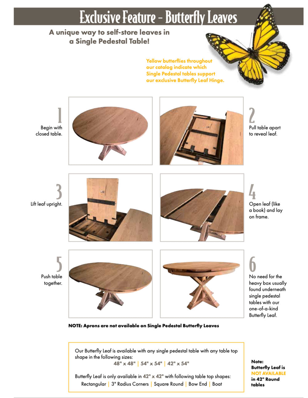 Cluff Leg Table