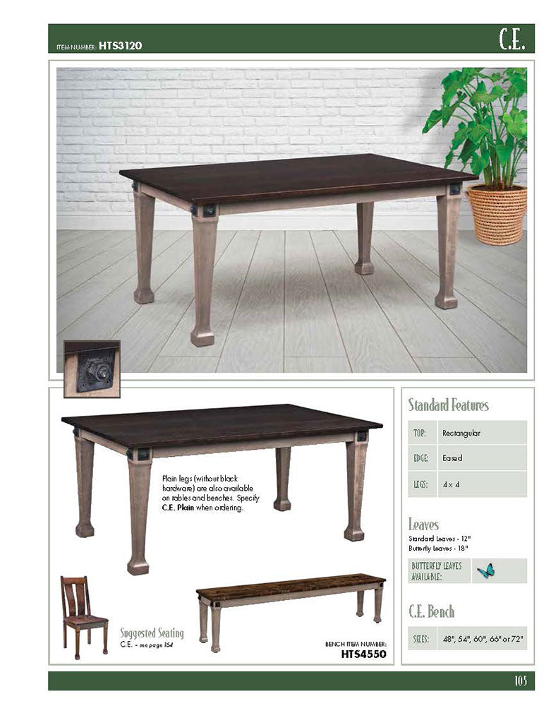 C.E. Leg Table